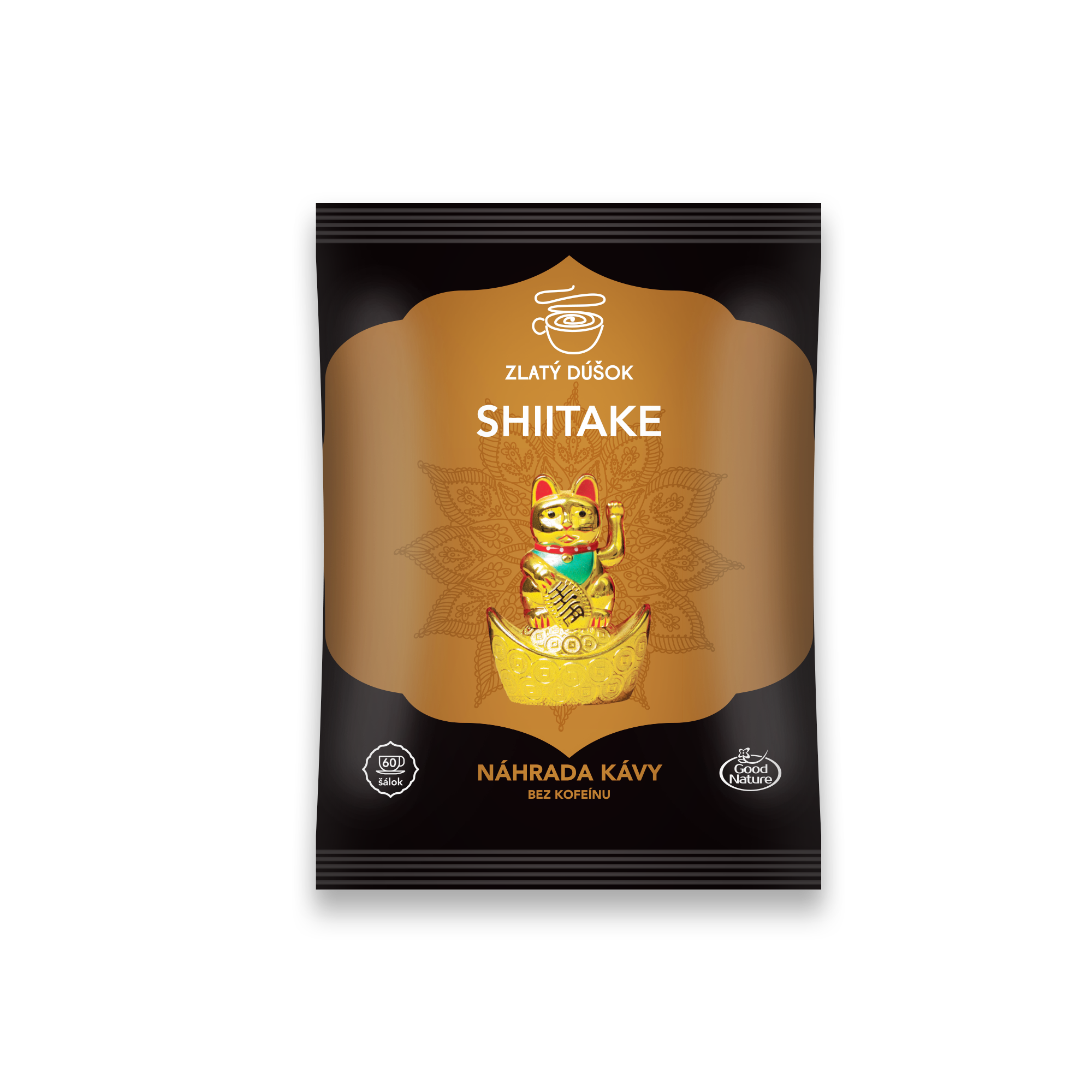 GN Zlatý dúšok káva s hubou SHIITAKE 100 g