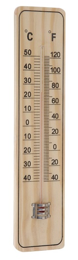 Drevený teplomer 20cm
