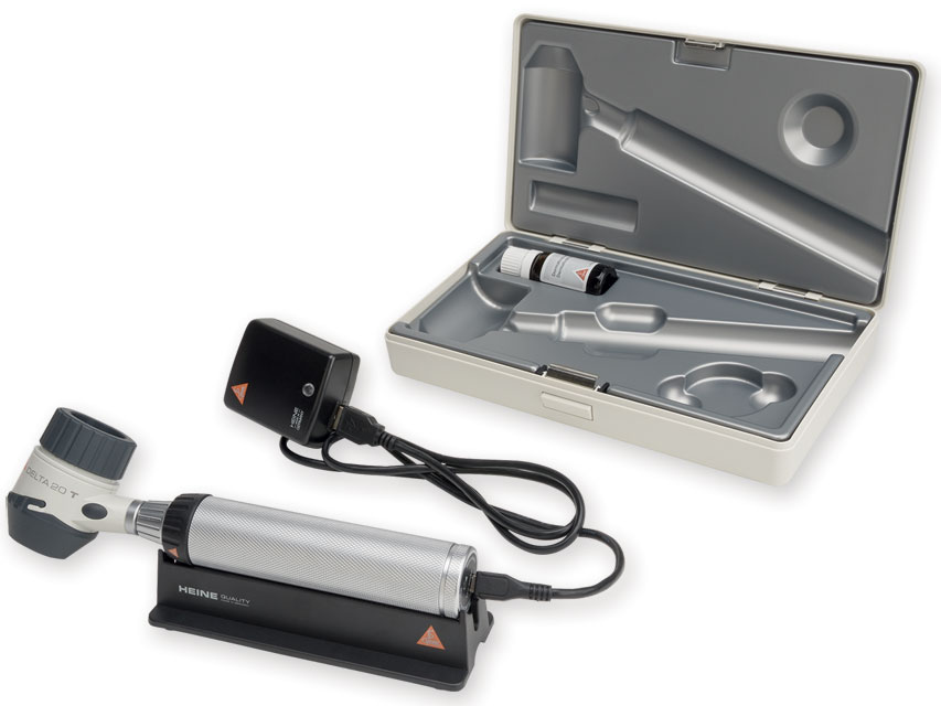 HEINE DELTA 20® T LED Dermatoskop + nabíjacia rukoväť 3.5V(Li-ion) (K-262.28.388