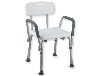 Stolička do sprchy s rúčkami - zaťaženie 100 kg
