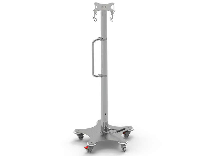Hypodermoclýzový infúzny stojan s kapacitou 28 kg