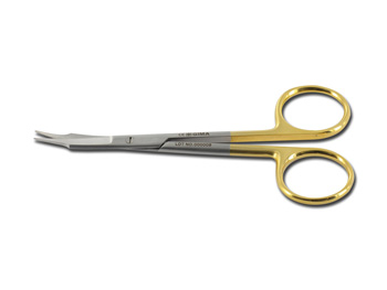Zahnuté nožnice, Fox - 13 cm - Gold Line