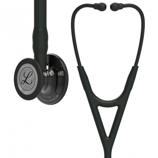 3M Littmann Cardiology IV : Black, Smoke Finish - Black Stem - 6232