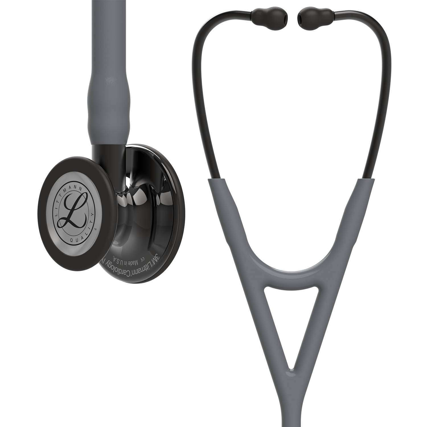 3M Littmann Cardiology IV : Grey, Smoke Finish - Smoke Stem - 6238