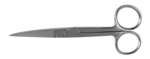Nožnice zahnuté, hrotnaté 13 cm