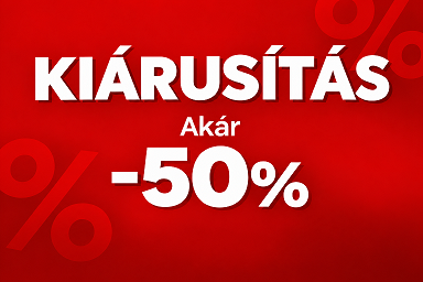 Kiárusítás akár -50%